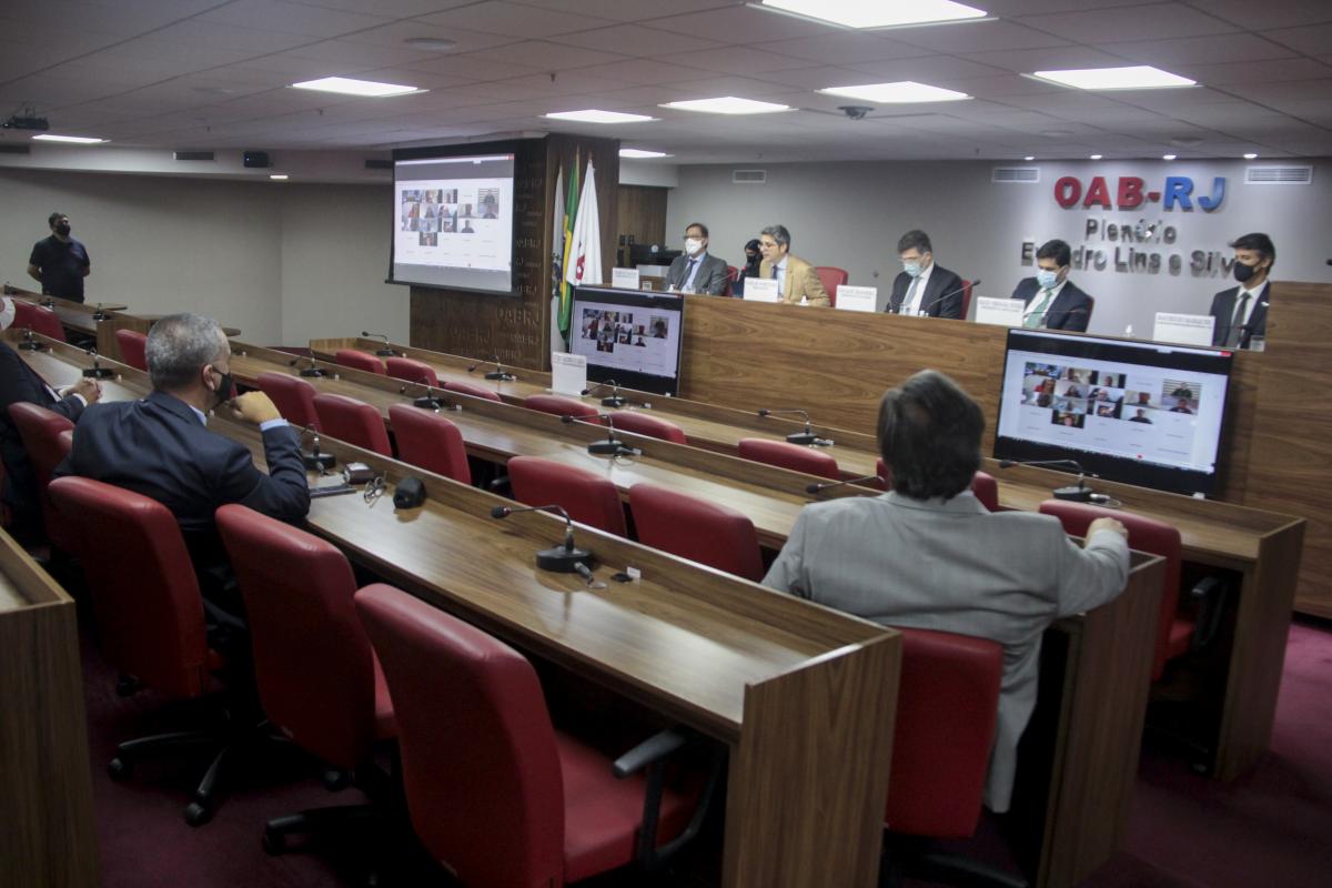 Evento foi realizado de forma híbrida para minimizar o risco de contágio da Covid-19 / Foto: Bruno Marins